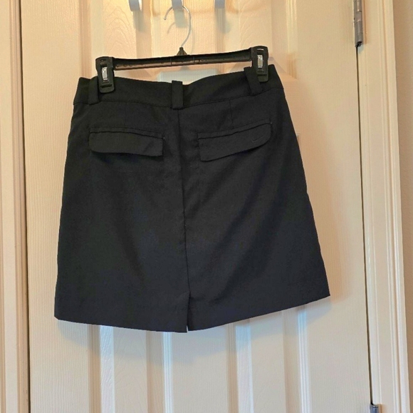 Nike black dri fit golf tennis athletic skort skirt Shorts size 2 - Picture 2 of 6